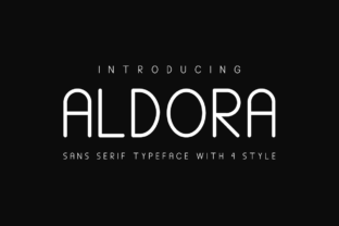 Aaldora Typeface: Futuristic Elegance for Modern Brand Identity