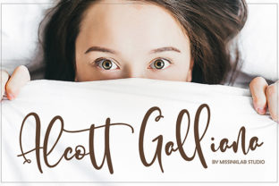 Alcott Ghalliana: A Modern Script Handwritten Font for Boutique Branding