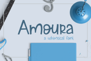 Amoura: A Whimsical Script Handwritten Typeface for Editorial Design
