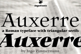 Auxerre Typeface Review for Modern Campaign Design