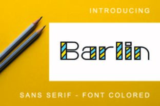 Barlin Colored Font Review: A Summer Vibe for Handmade Brands