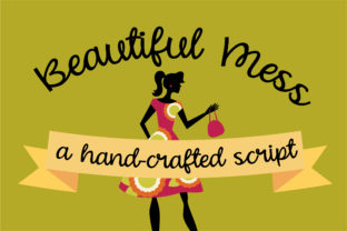 Beautiful Mess Script Font for Social Media and Brand Design
