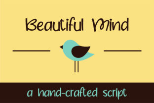 Beautiful Mind: A Whimsical Script Handwritten Font for Creative Makers