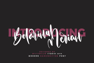 Belarimul Meriam: The Handwritten Font for Campaign Clarity