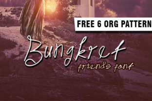 Bungkret: A Handwritten Script Font for Editorial Design