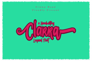 Clarra: A Bold Handwritten Font for Standout Brand Identity