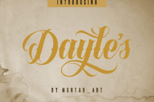 Dayles: The Bold Handwritten Font for Standout Craft Designs