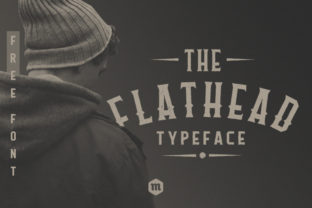 Flathead: A Vintage Sans Serif Font for Retro Crafts