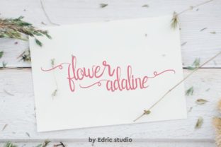 Flower Adaline: A Delicate Handwritten Typeface for Boutique Branding