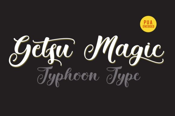 Getsu Magic: A Bold Handwritten Font for Boutique Branding