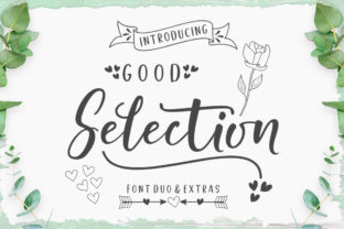 Good Selection Duo: Elevating Editorial Design with Script Handwritten Fonts