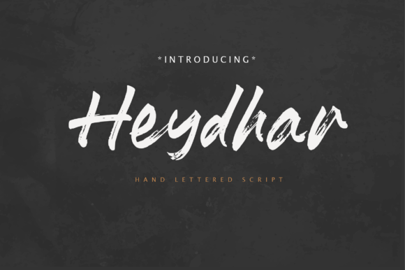 Heydhar: The Casual Handwritten Font for Modern Branding
