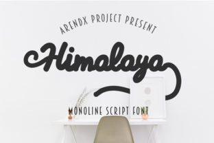 Himalaya Typeface: A Playful Handwritten Font for Bold Brand Identity
