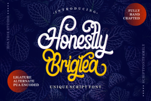 Honestly Brigtea: The Playful Handwritten Font for Scroll-Stopping Designs