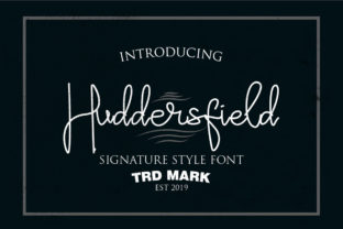 Huddersfield: A Stylish Script Handwritten Font for Modern Branding