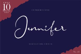 Jennifer: A Natural Modern Handwritten Font for Organic Branding