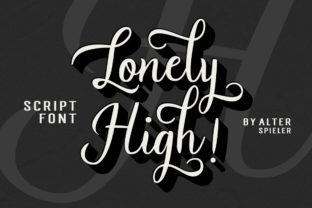 Lonely High: Elegant Script Handwritten Fonts for Modern Web Design