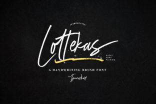 Lottekas: The Organic Script Handwritten Font for Personalized Brand Storytelling