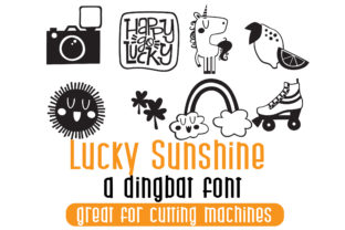 Lucky Sunshine Dingbats Font for Handmade Product Branding