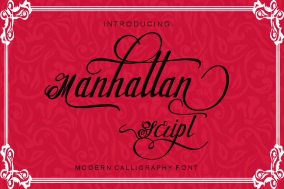 Manhattan Script: A Bold Handwritten Typeface for Editorial Design