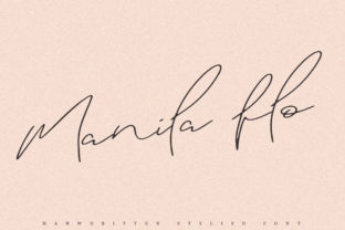 Manila Flo: A Strikingly Light Handwritten Font for Modern Web Design