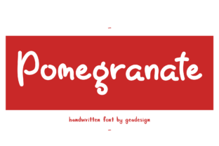 Pomegranate Typeface: Whimsical Sans Serif for Editorial Design