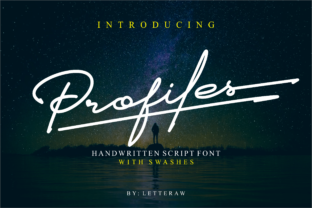 Profiles: A Light Handwritten Font for Sophisticated Brand Identity