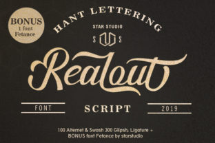 Realout: A Bold Handwritten Typeface for Editorial Design