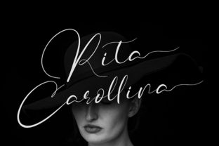 Rita Carollina: A Modern Script Handwritten Font for Elegant Branding