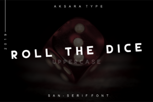 Roll the Dice: A Bold Sans Serif for Standout Editorial Design