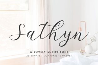 Sathyn: A Modern Handwritten Font for Elegant Editorial Design