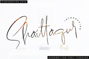 Shaittaqur: The Bold Handwritten Typeface for Editorial Design