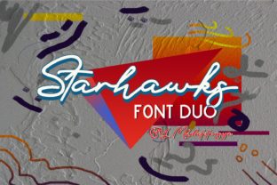 Starhawks Duo: The Playful Script Handwritten Font for Modern Branding