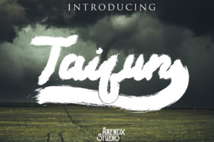 Taifun: The Bold Handwritten Font for Standout Campaigns