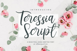 Teressia Script: A Handwritten Typeface for Elegant Digital Branding