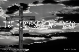 The Crosses We Bear: A Bold Handwritten Font for Distinctive Branding