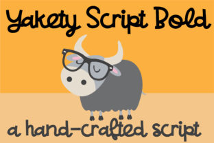 Yakety Script: A Whimsical Handwritten Font for Comic-Themed Designs
